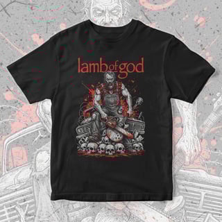 Nome do produto Camiseta Lamb of God | Redneck Rage