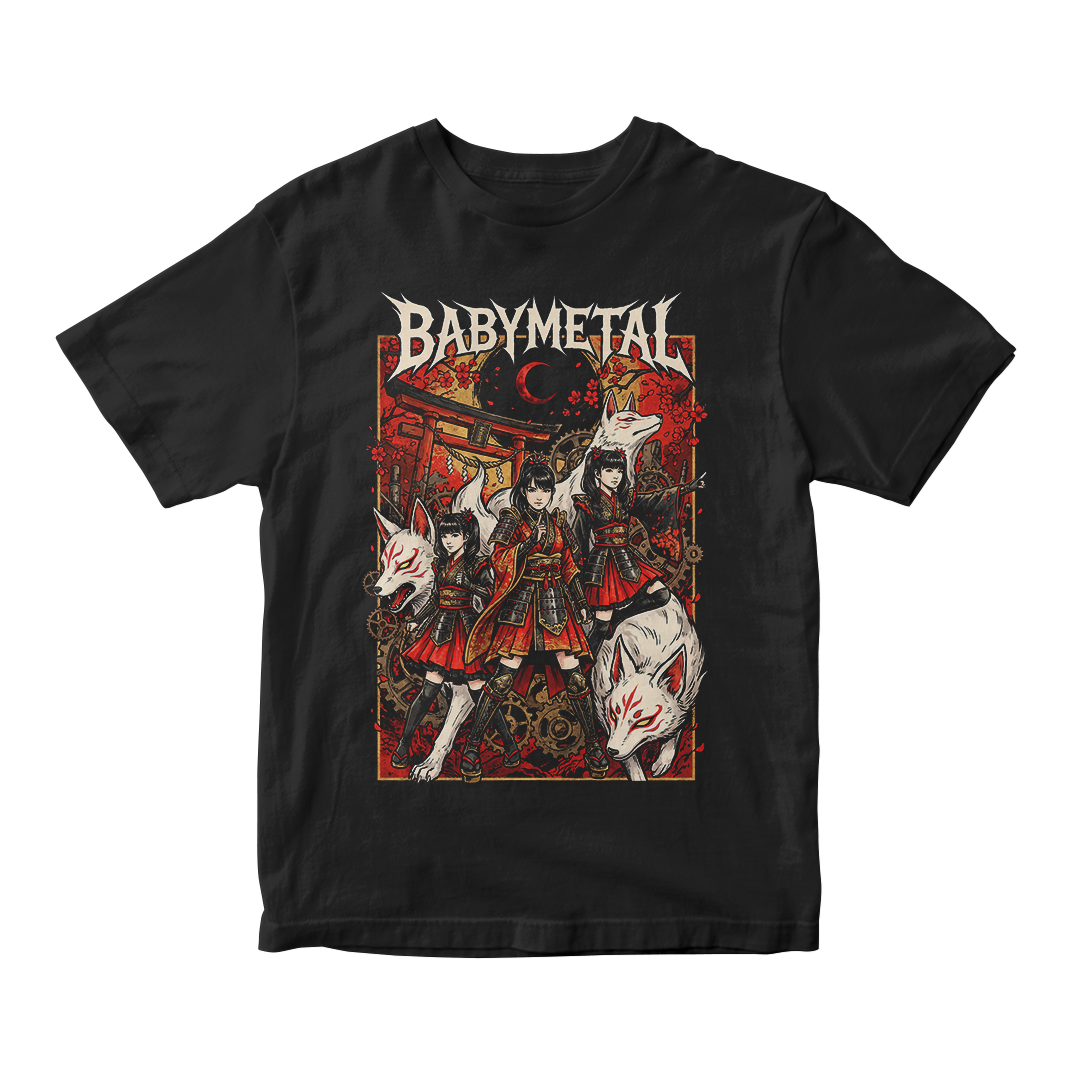 Nome do produto: Camiseta Essencial Babymetal | Kawaii Resistance