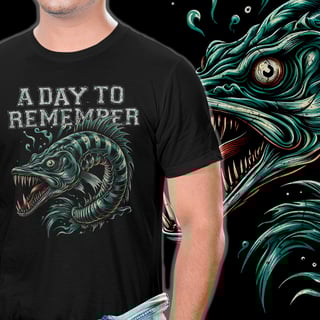 Nome do produto Camiseta A Day To Remember | Crazy Barracuda