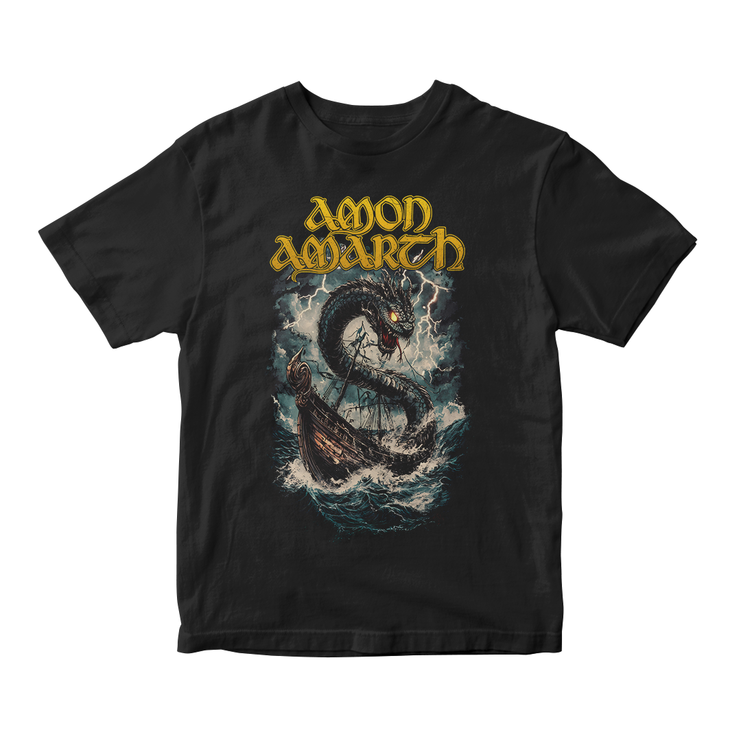 Nome do produto: Camiseta Essencial Amon Amarth | The Sea Rage