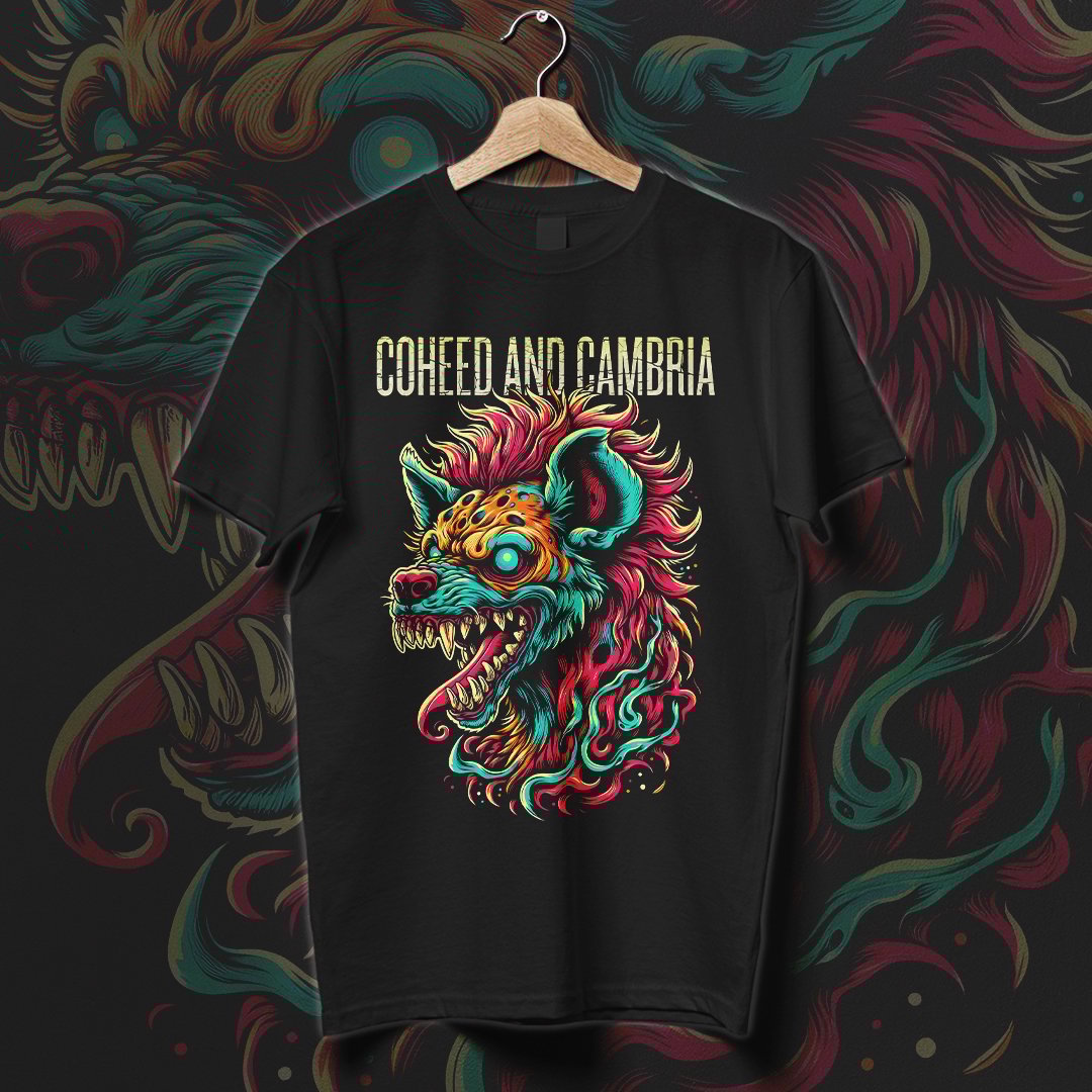 Nome do produto: Camiseta Coheed And Cambria | Bloodwolf Uprising