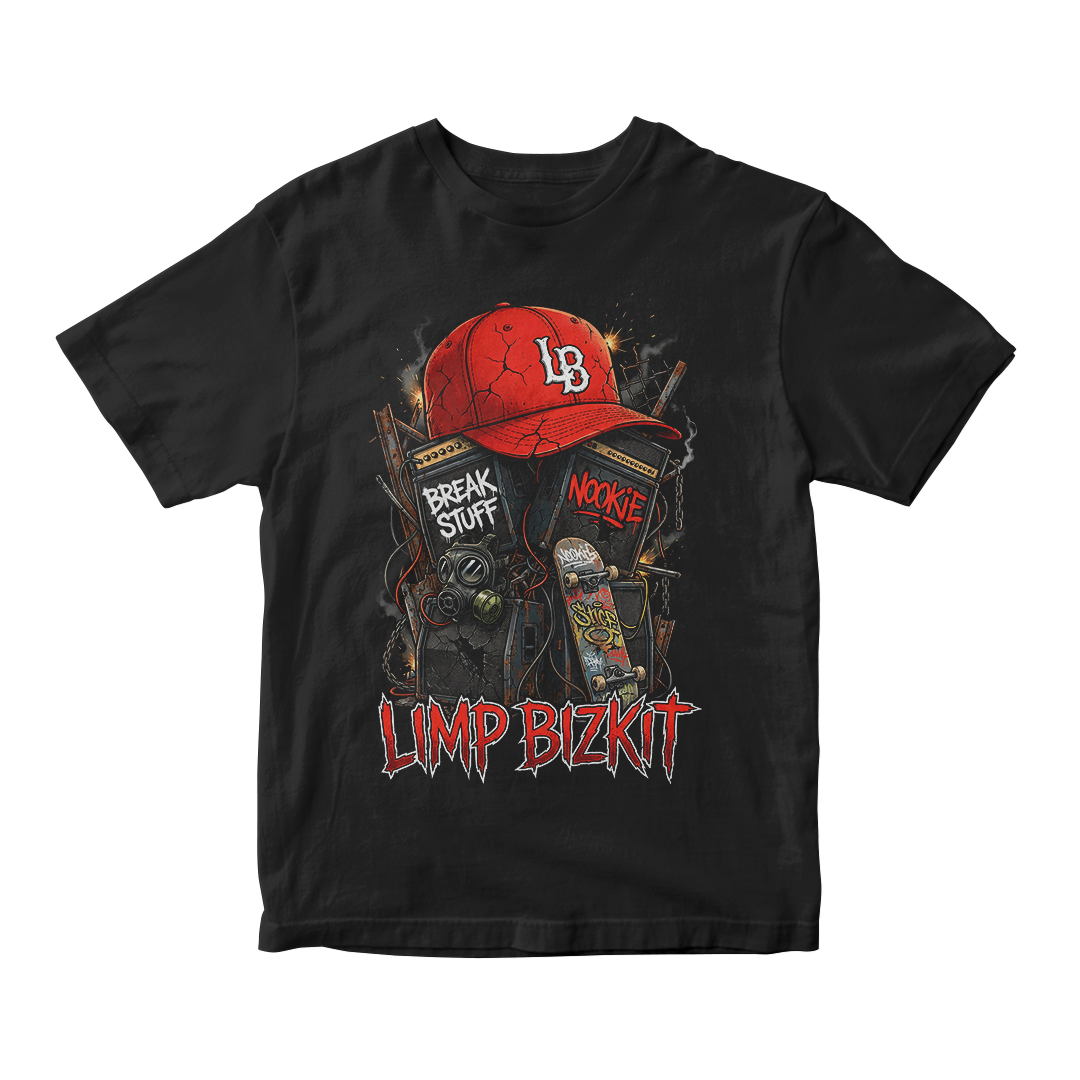 Nome do produto: Camiseta Prime Limp Bizkit | Red Cap Anarchy