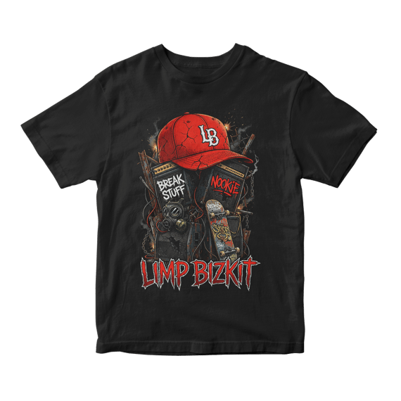 Camiseta Prime Limp Bizkit | Red Cap Anarchy