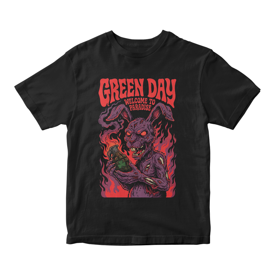 Camiseta Essencial Green Day | Welcome To Paradise