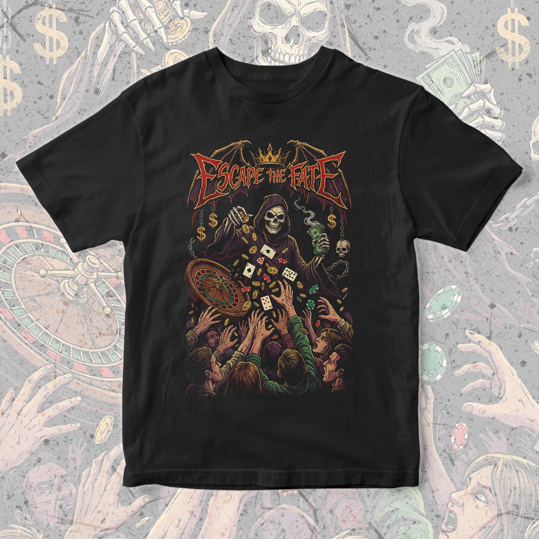 Nome do produto: Camiseta Escape The Fate | One For The Money
