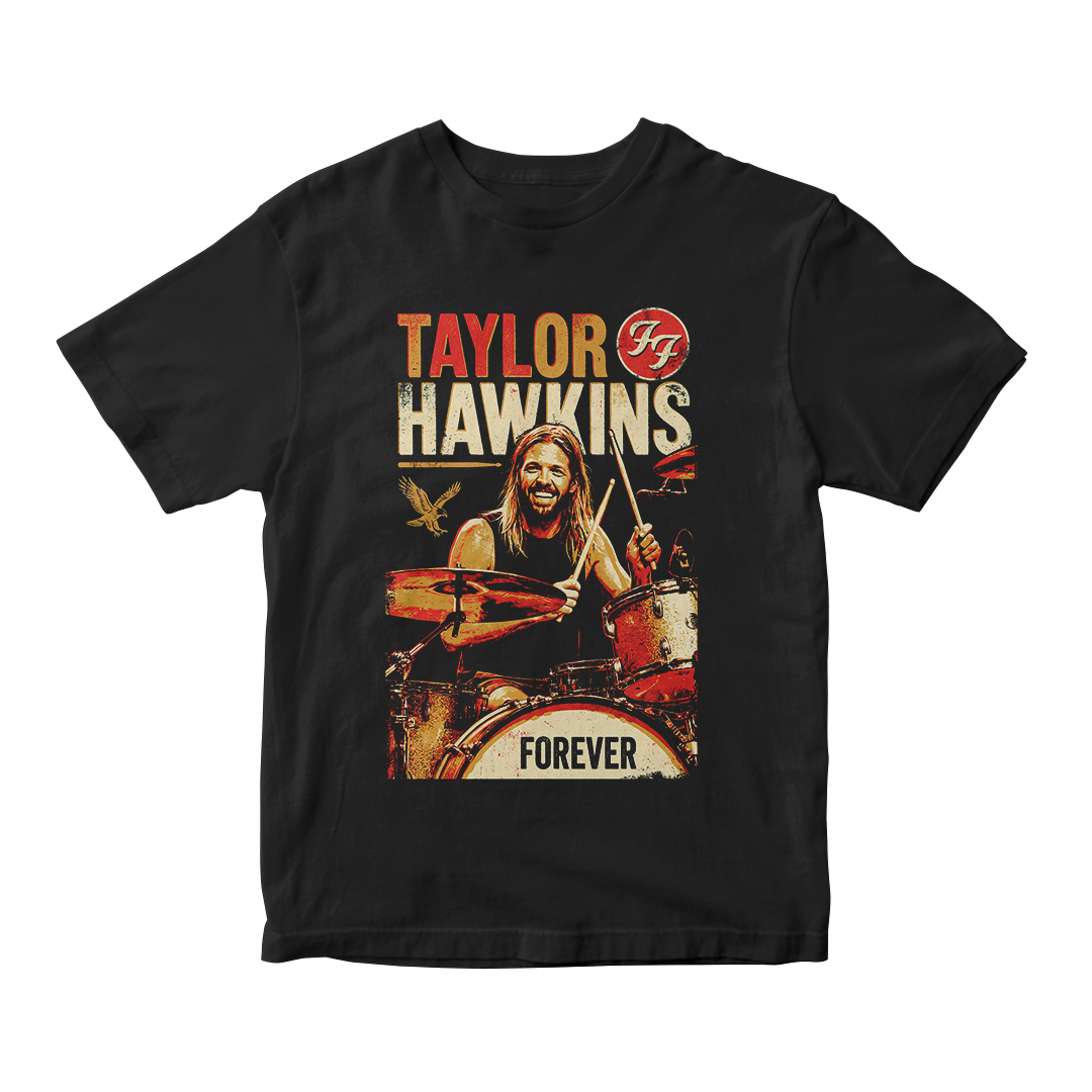 Nome do produto: Camiseta Essencial Taylor Hawkins | Forever Hawkins