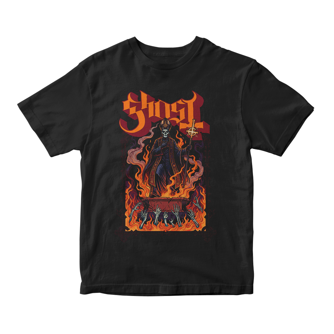 Nome do produto: Camiseta Essencial Ghost | Dark Liturgy