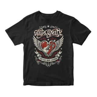 Camiseta Essencial Aerosmith | Vintage Rock Legends