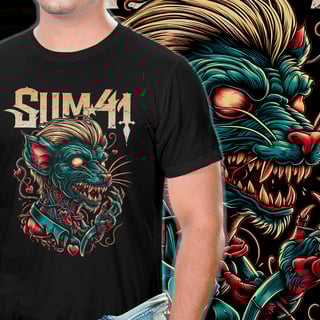 Nome do produto Camiseta Sum 41 | Underclass Rodent