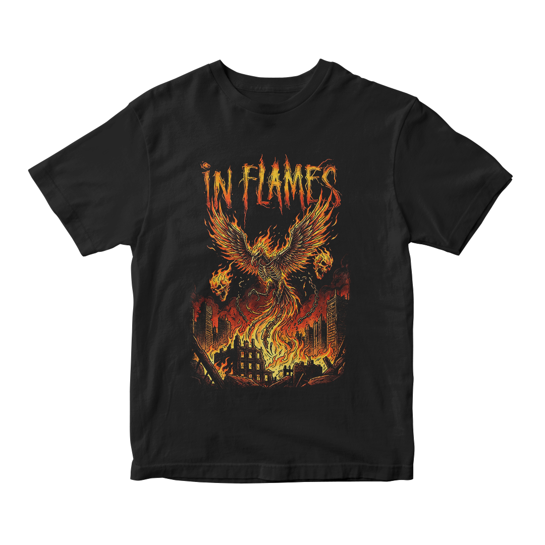 Camiseta Essencial In Flames | Phoenix Rising