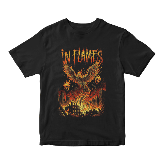 Camiseta Essencial In Flames | Phoenix Rising