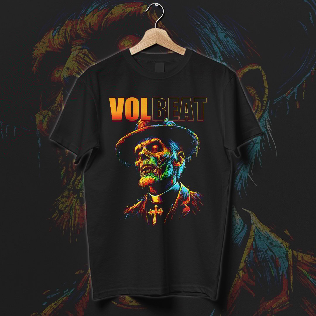 Nome do produto: Camiseta Volbeat | The Outlaw Reverend