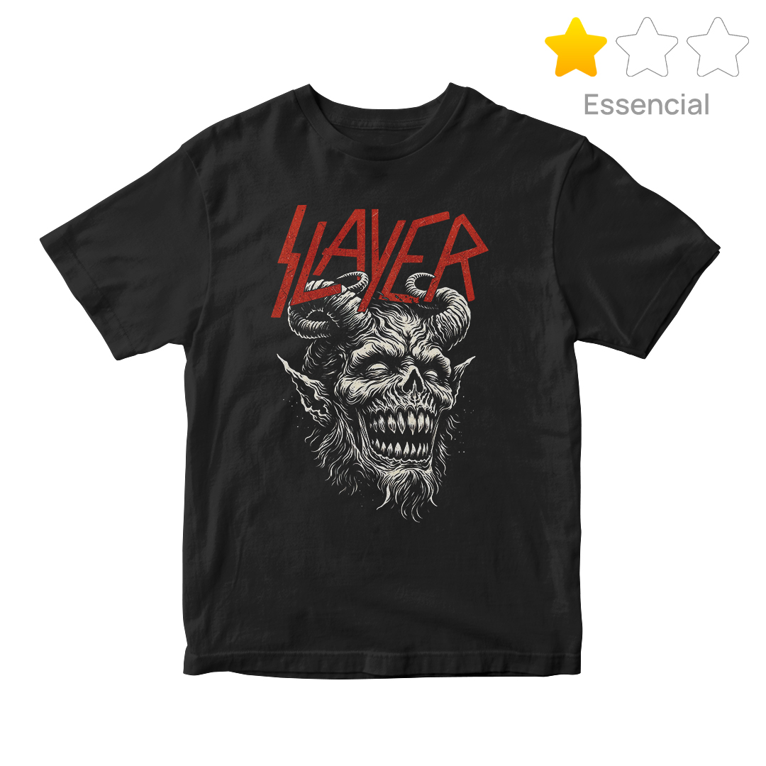 Camiseta Essencial Slayer | Devil Smile