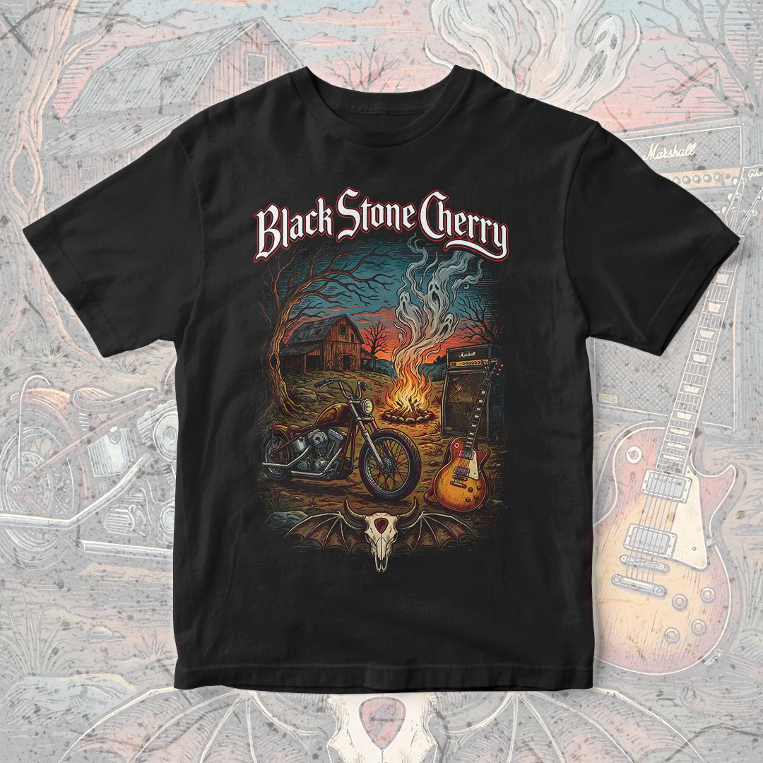 Nome do produto: Camiseta Black Stone Cherry | Midnight Rider