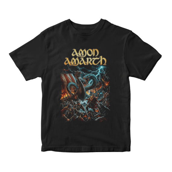 Camiseta Essencial Amon Amarth | Rise Of Jormungand