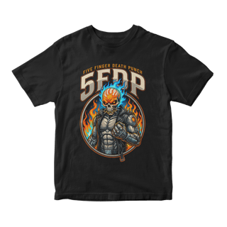 Camiseta Essencial Five Finger Death Punch | Blue Rage