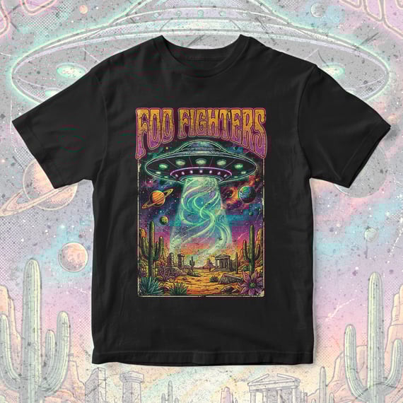 Camiseta Foo Fighters | Cosmic Abduction
