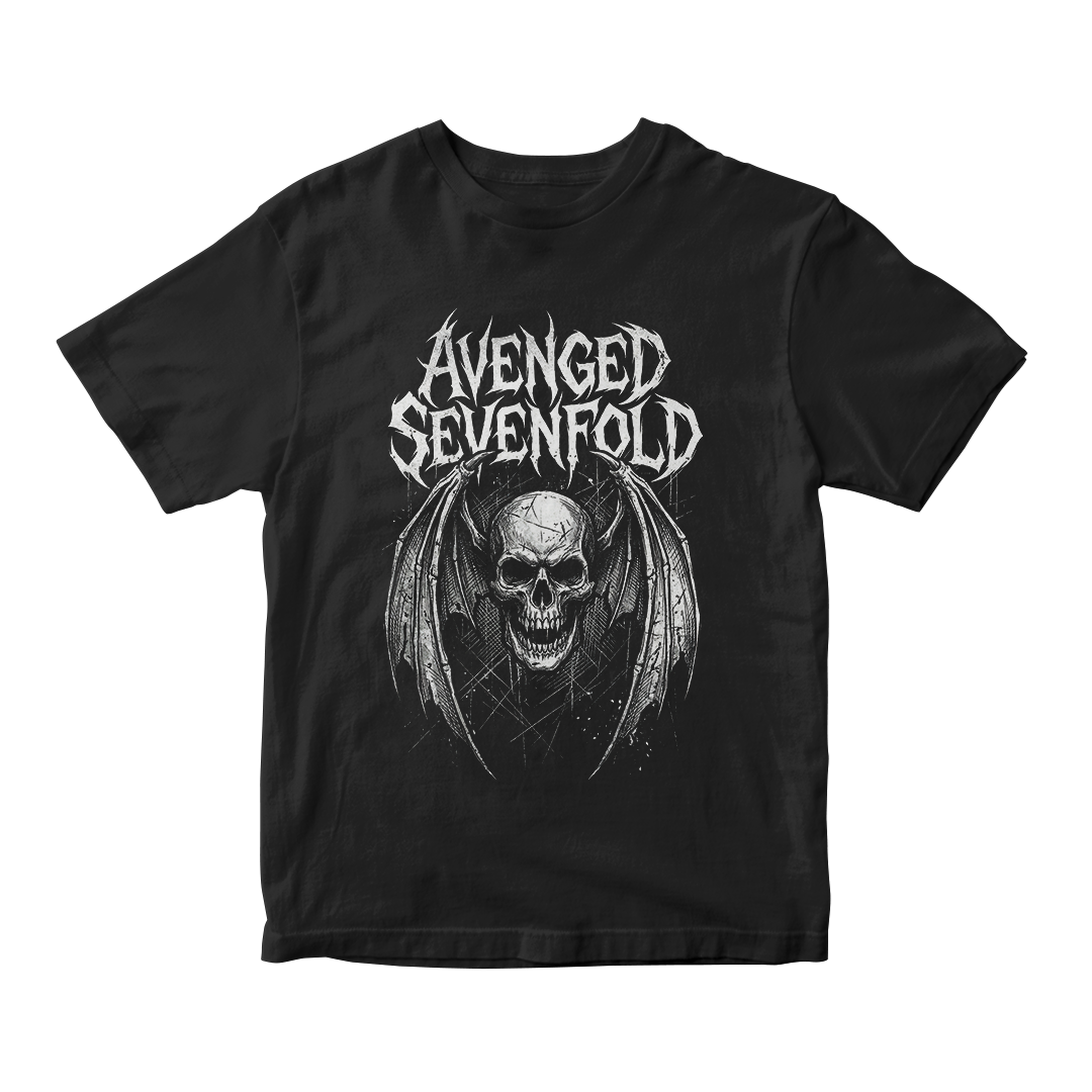 Nome do produto: Camiseta Essencial Avenged Sevenfold | Grunge Deathbat