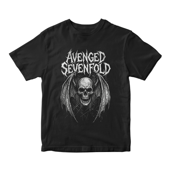 Camiseta Essencial Avenged Sevenfold | Grunge Deathbat