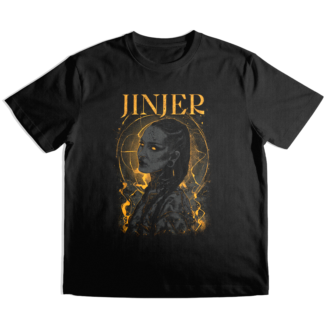 Camiseta Essencial Jinjer | Golden Gaze