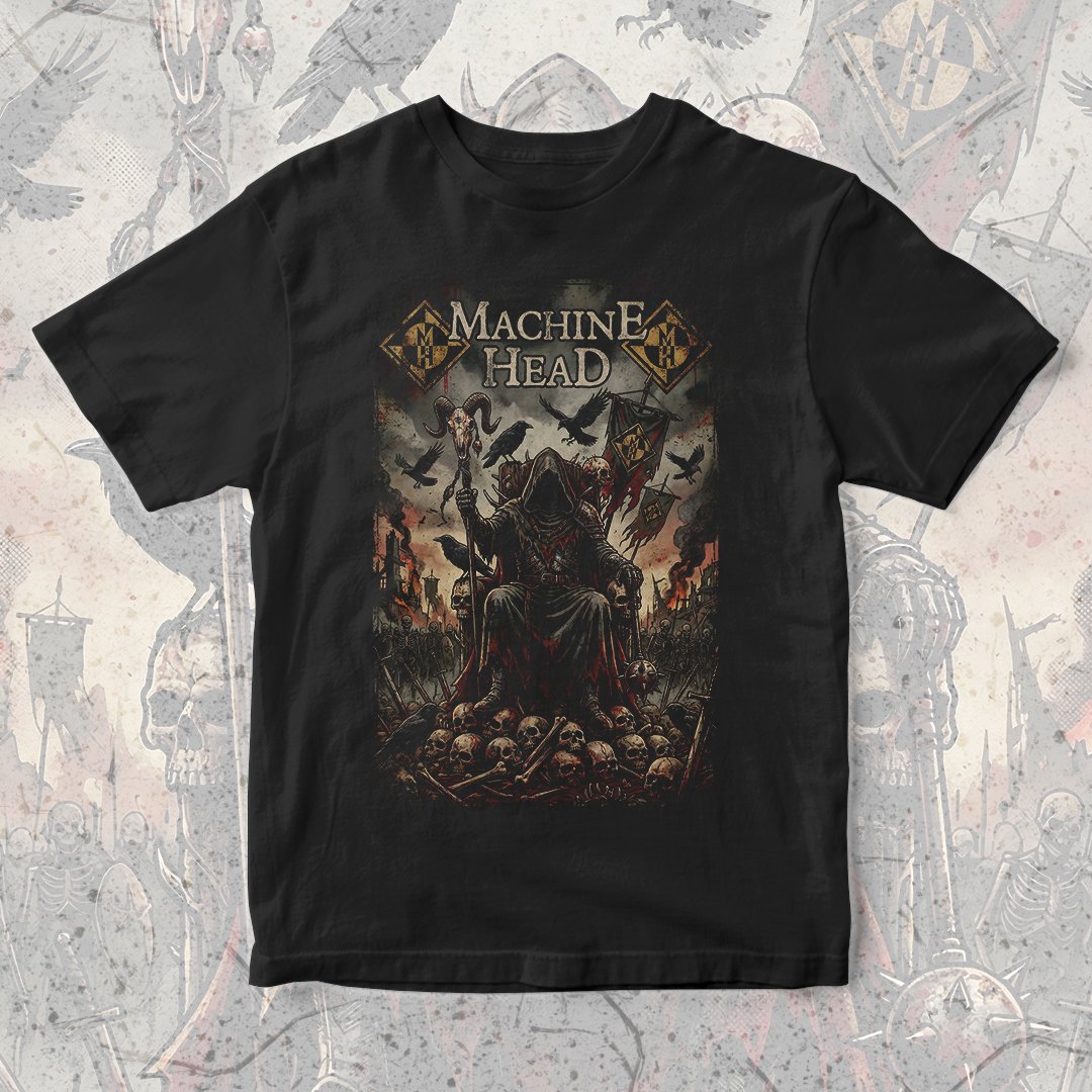Nome do produto: Camiseta Machine Head | Throne Of Imperium