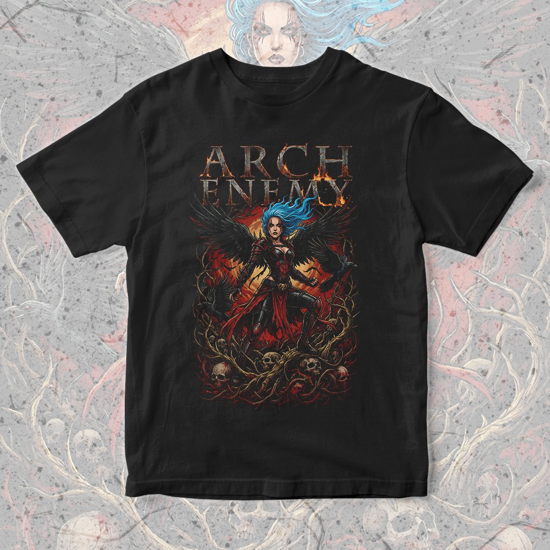 Nome do produto: Camiseta Arch Enemy | Blue Valkyrie