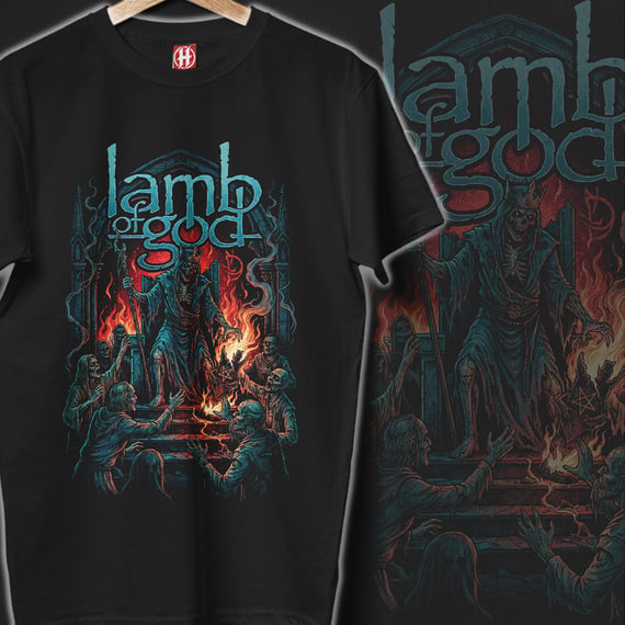 Camiseta Lamb of God | Undead King