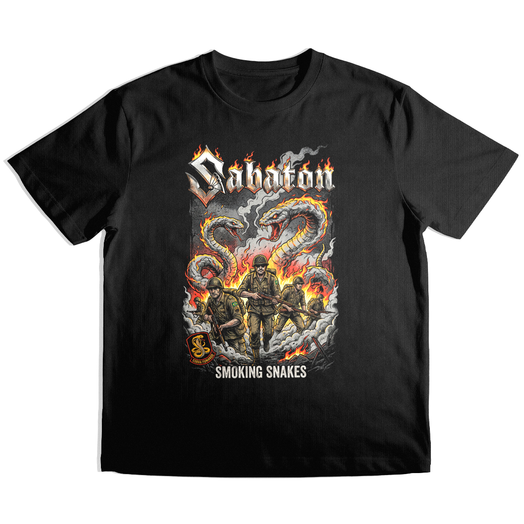 Camiseta Essencial Sabaton | Smoking Snakes
