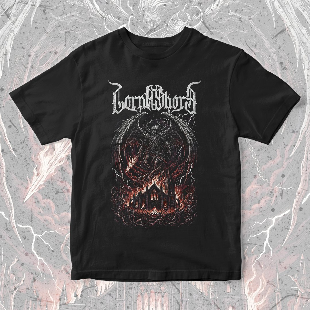Nome do produto: Camiseta Lorna Shore | Hellfire Guardian
