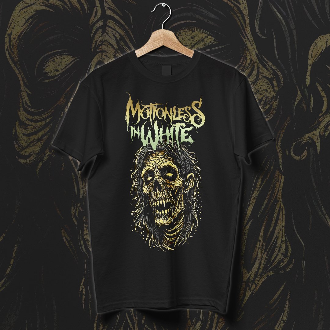 Nome do produto: Camiseta Motionless in White | Gothic Zombie