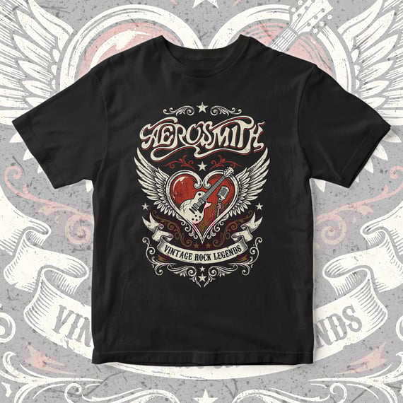 Camiseta Aerosmith | Vintage Rock Legends