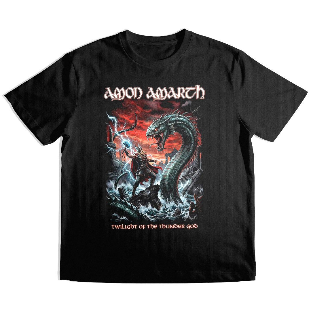 Camiseta Essencial Amon Amarth | Twilight Of The Thunder God