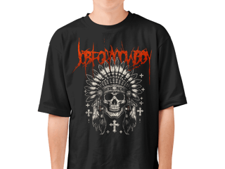 Nome do produto Camiseta Job For A Cowboy | Warchief’s Demise