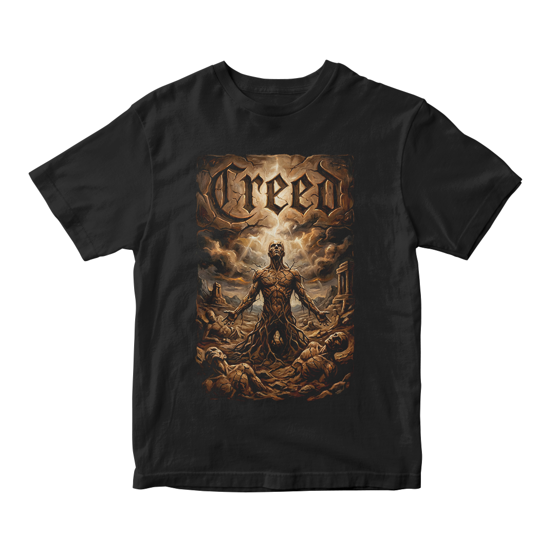Nome do produto: Camiseta Essencial Creed | Cracked Clay