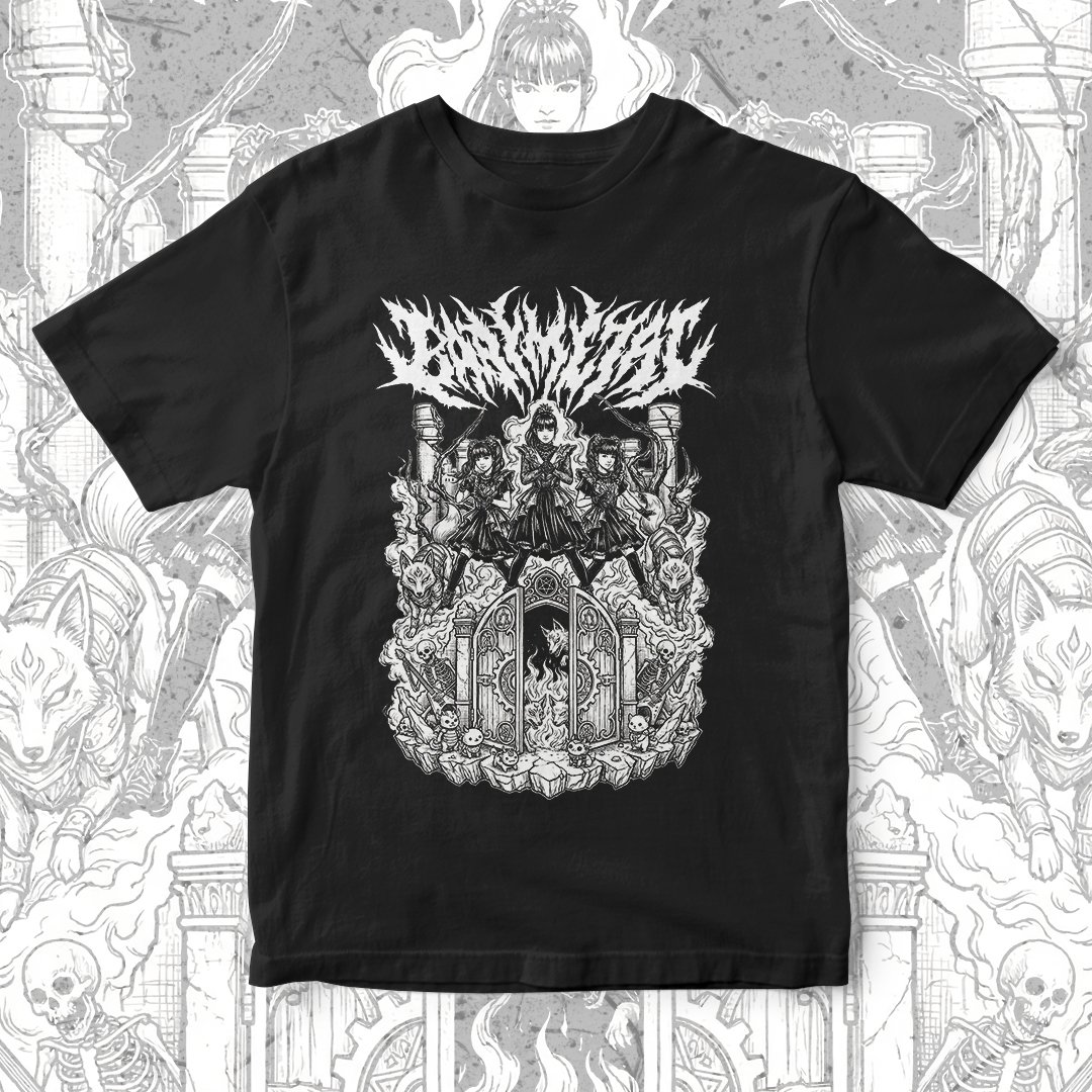 Nome do produto: Camiseta Babymetal | Black Fox Ritual