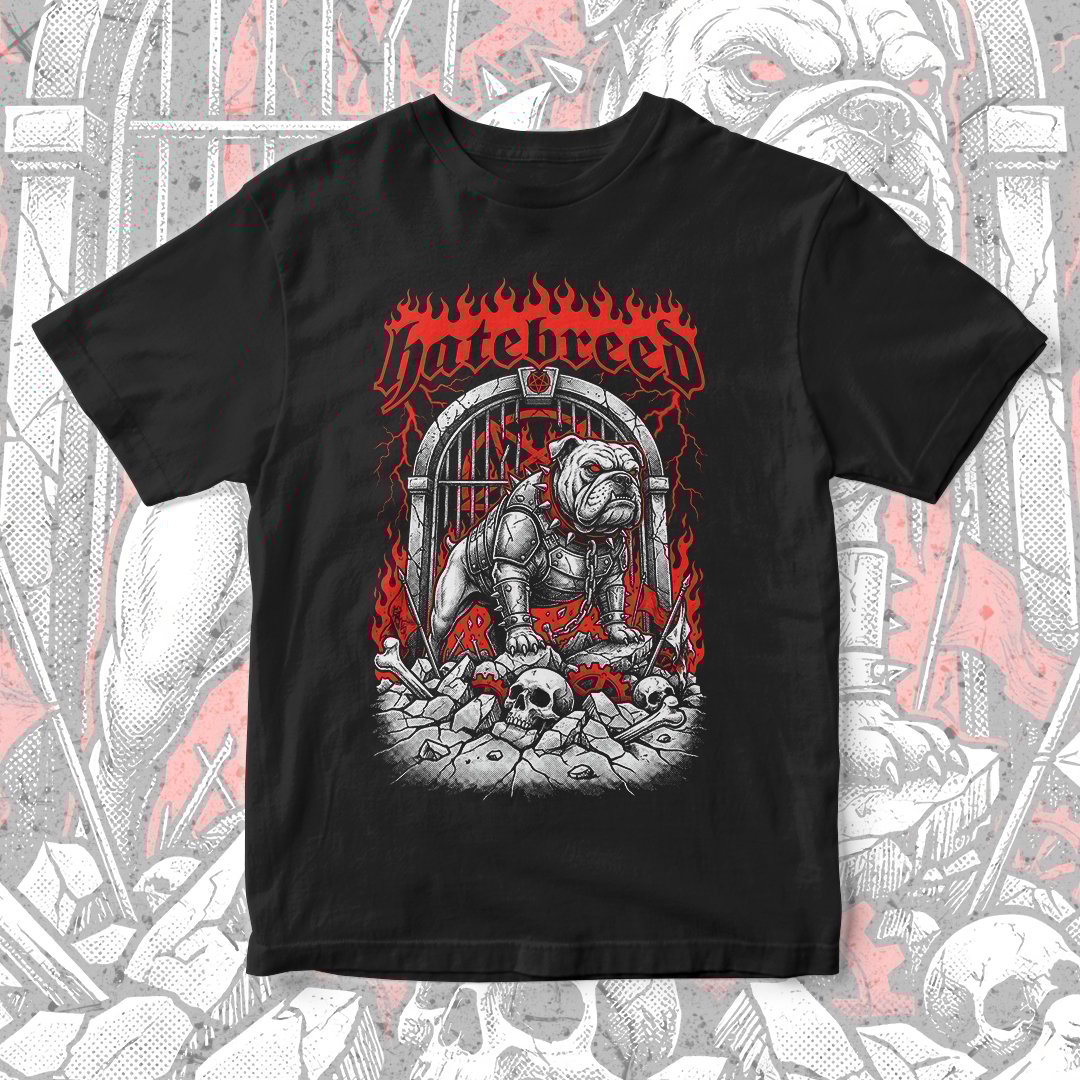 Nome do produto: Camiseta Hatebreed | Bulldog Of Hate