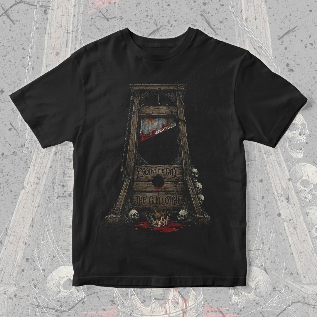 Nome do produto: Camiseta Escape The Fate | The Guillotine