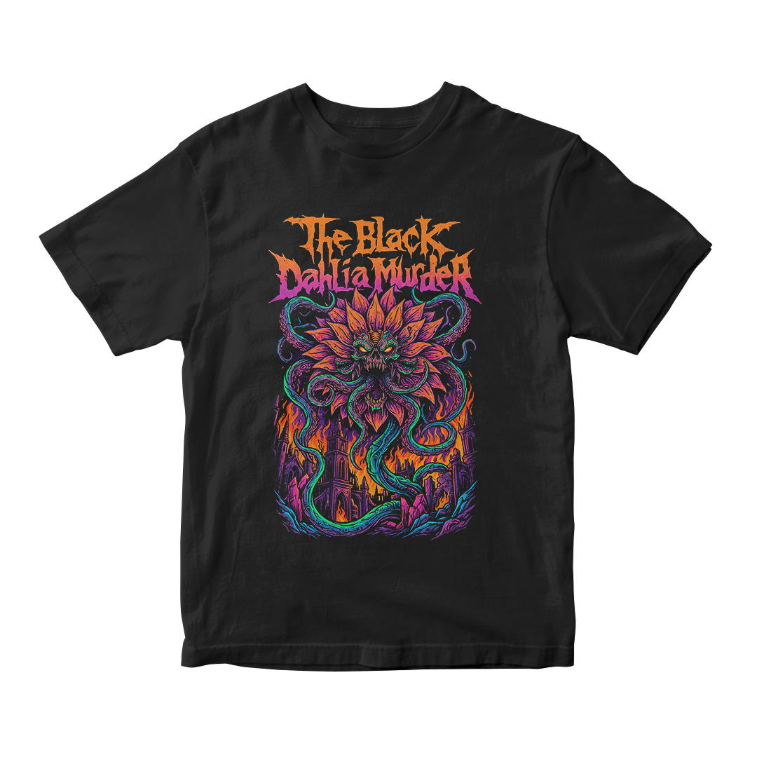 Nome do produto: Camiseta Prime Black Dahlia Murder | Hellish Petals