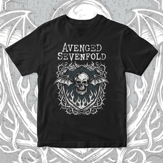 Camiseta Avenged Sevenfold | Burning Badge