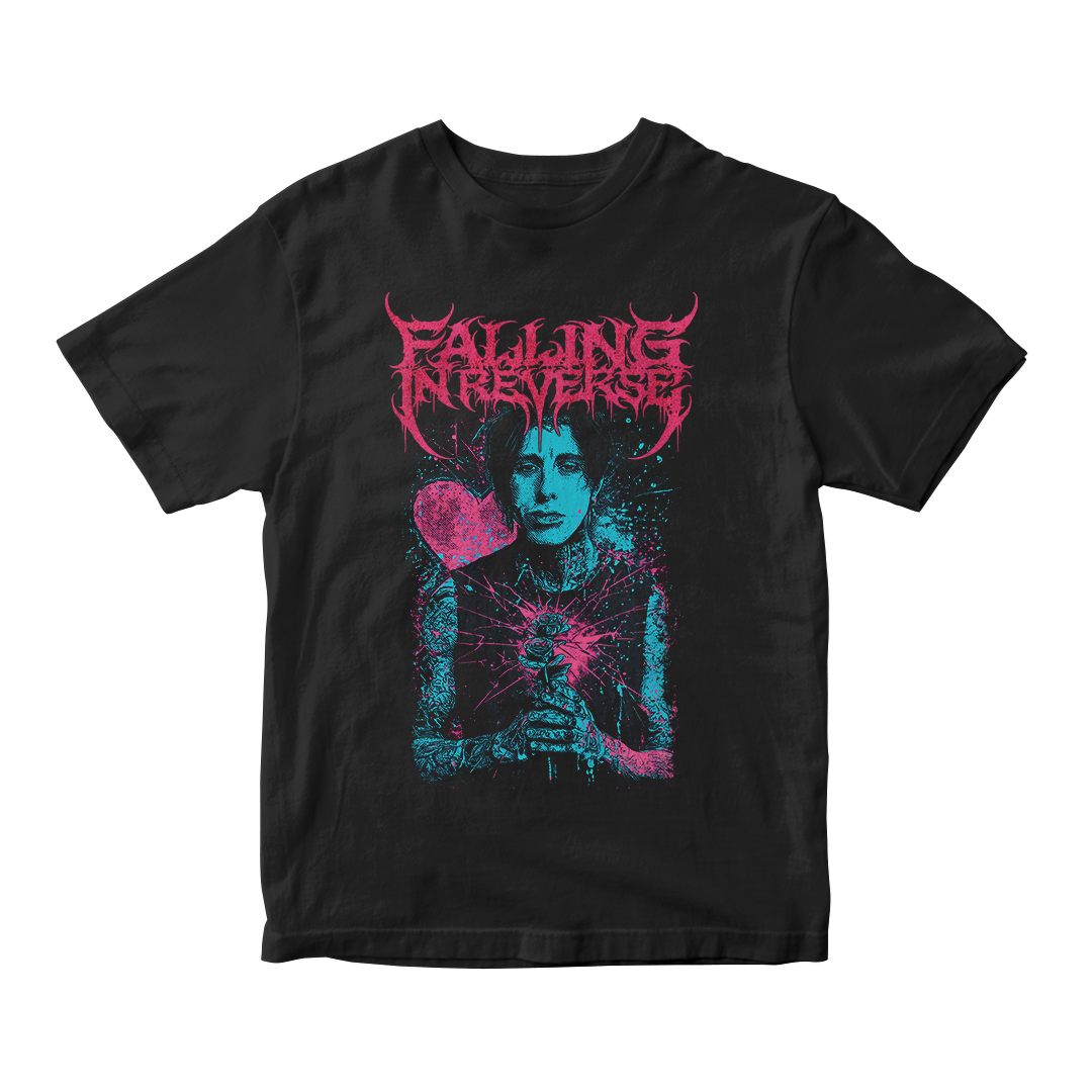 Nome do produto: Camiseta Essencial Falling in Reverse | Shattered Romance