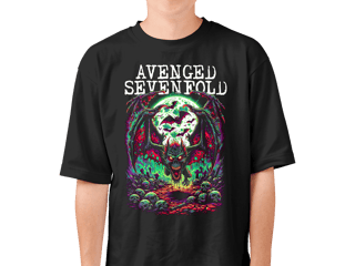 Nome do produto Camiseta Avenged Sevenfold | Bat Country