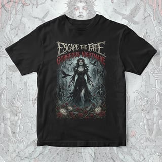 Nome do produto Camiseta Escape The Fate | Gorgeous Nightmare