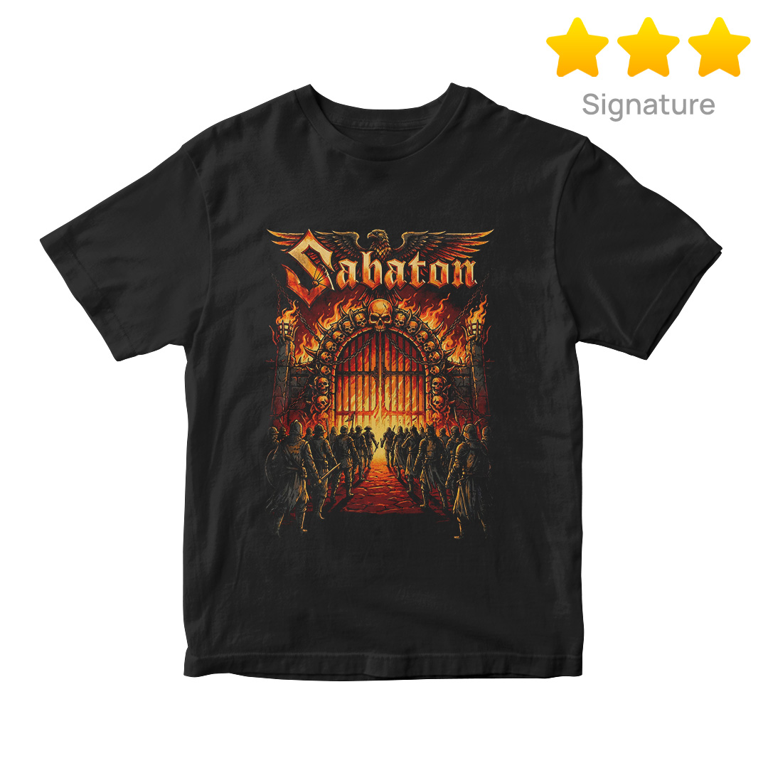 Nome do produto: Camiseta Signature Sabaton | Gates Of Hell