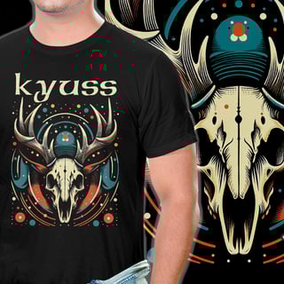 Nome do produto Camiseta Kyuss | Desert Skull