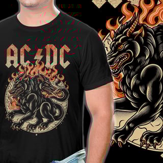 Nome do produto Camiseta AC/DC | Double Hellhound