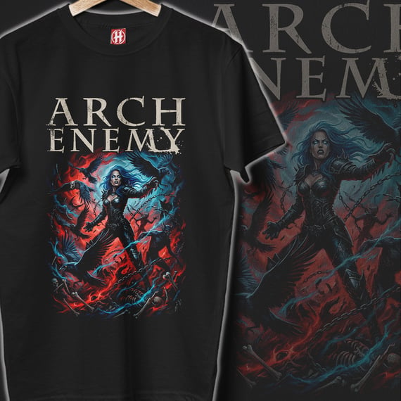 Camiseta Arch Enemy | Raven Chains