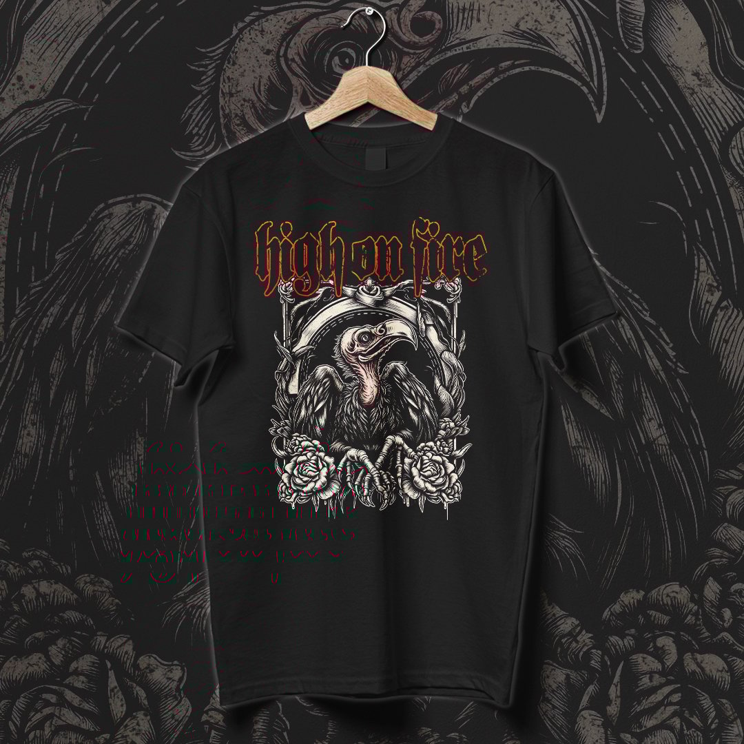 Nome do produto: Camiseta High On Fire | Funeral Vulture