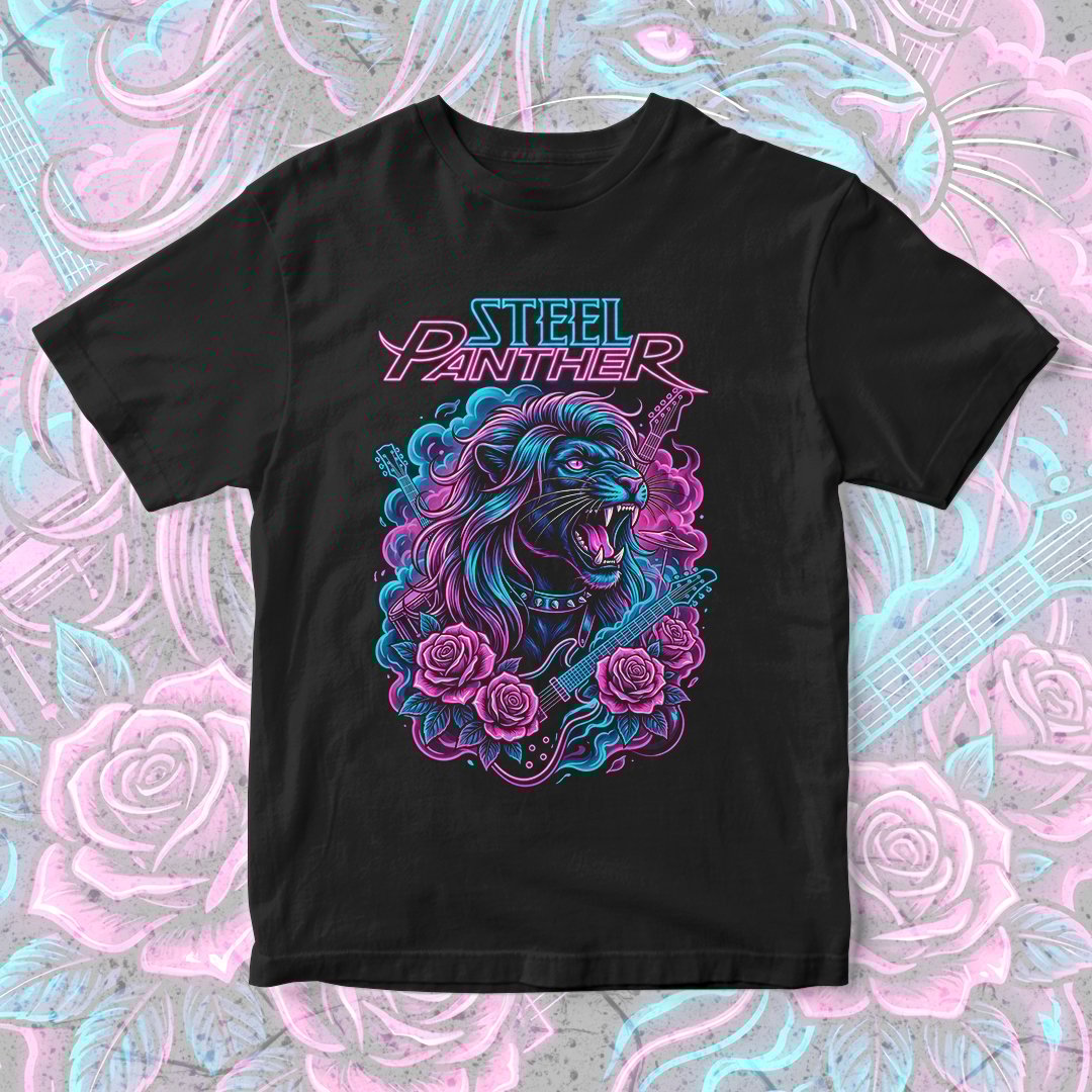 Nome do produto: Camiseta Steel Panther | Savage Glam