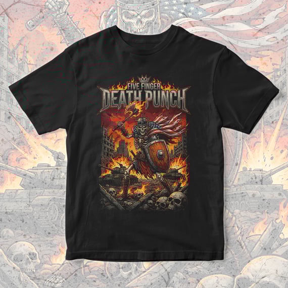 Camiseta Five Finger Death Punch | Death Axe