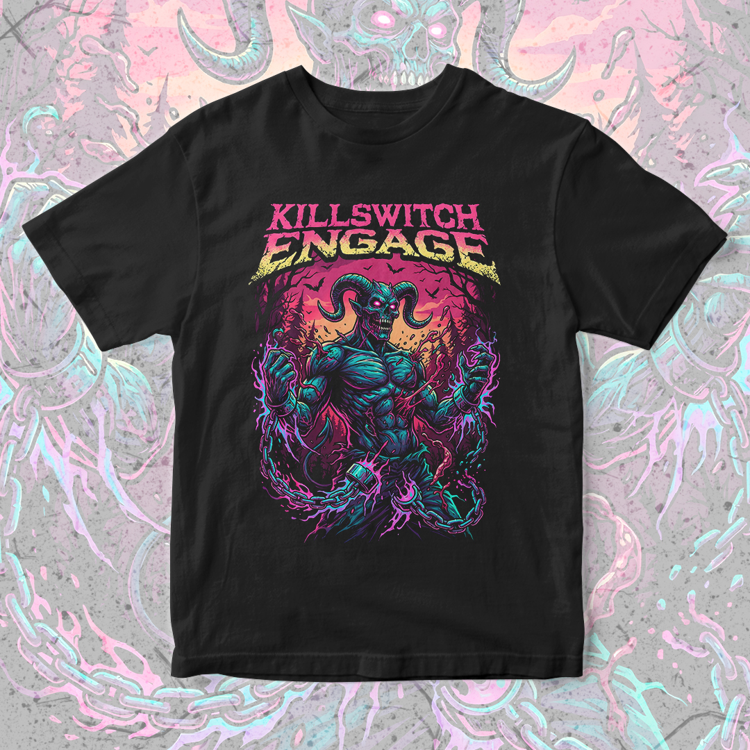 KILLSWITCH ENGAGE ヘビメタ Tシャツ T-Shirt Classic Camiseta Killswitch Engage | Unbroken Demon em